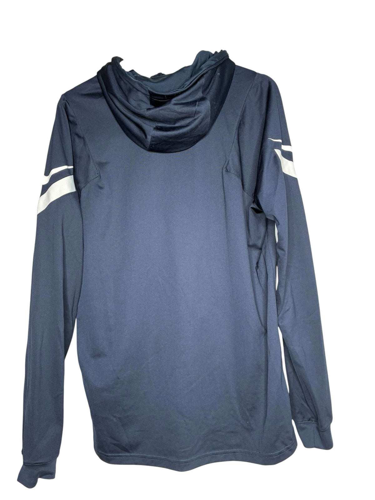 Veste de sport à capuche Levestiairedupeuple KRC Genk bleu marine avec détails contrastés sur les manches