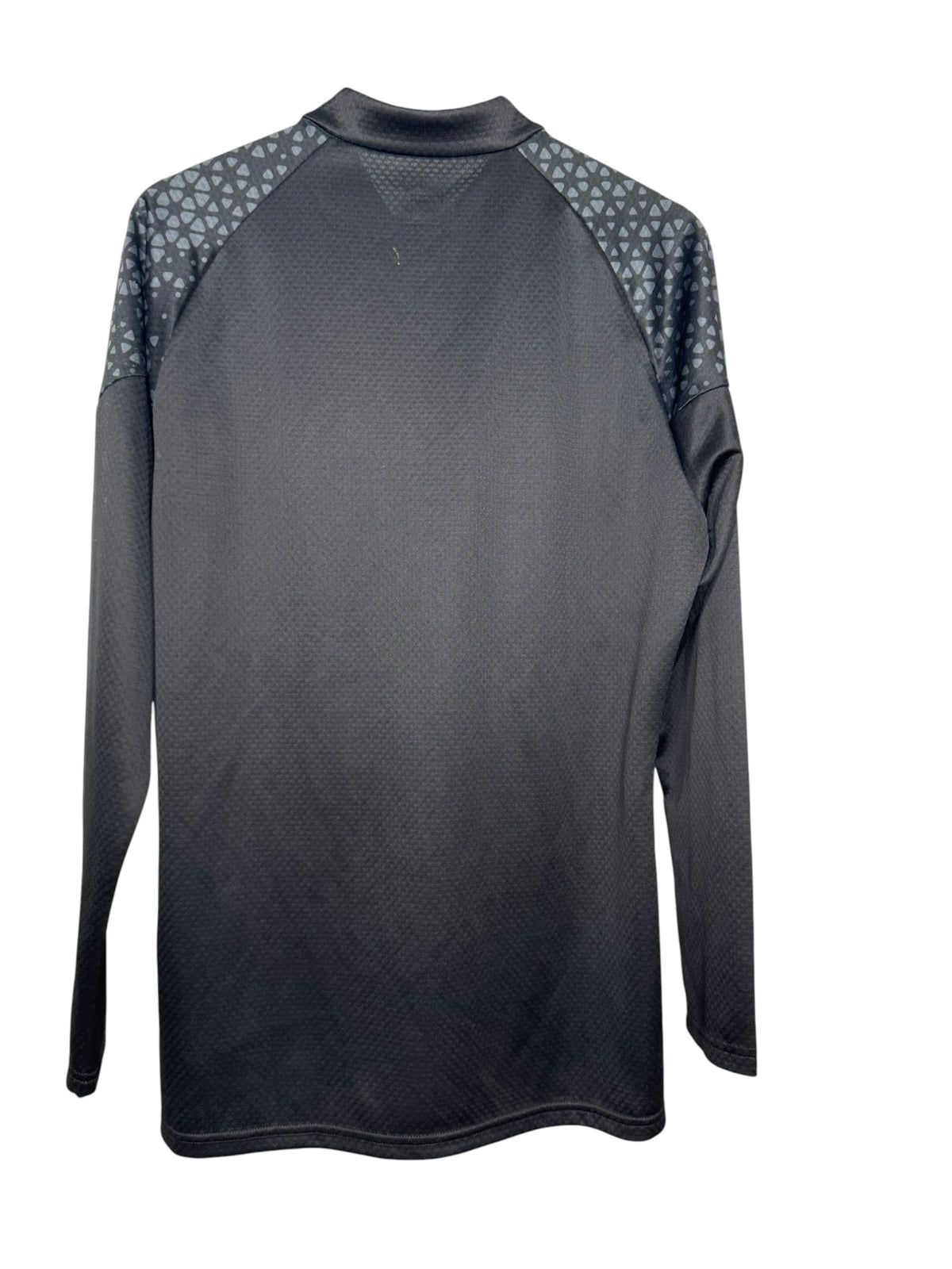 Haut d'entraînement noir Levestiairedupeuple Puma RC Lens avec manches longues et motif géométrique aux épaules