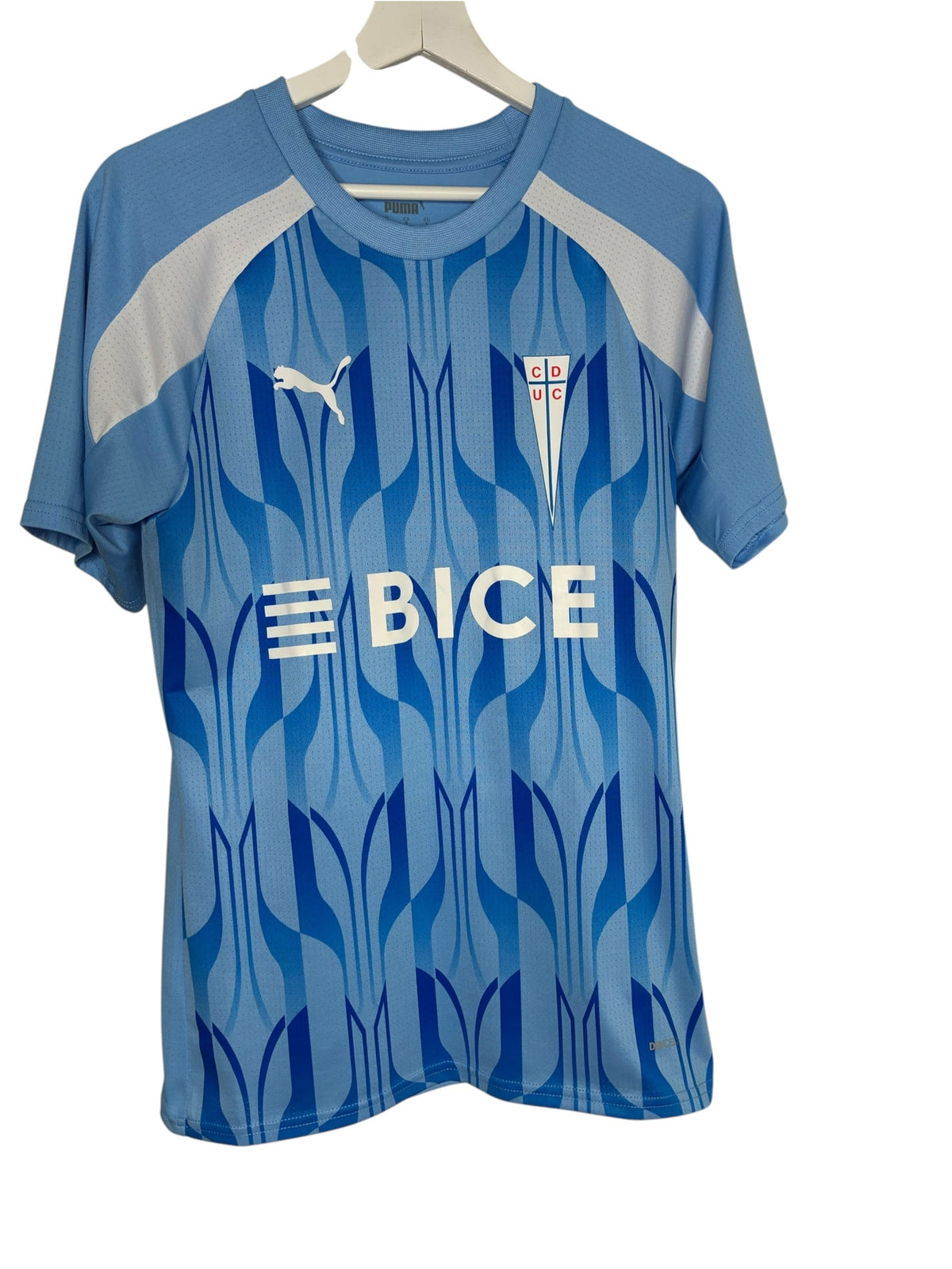 Maillot de football Levestiairedupeuple officiel Puma bleu ciel du Club Deportivo Universidad Catolica avec motif
