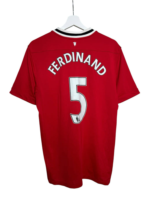 Maillot de football Levestiairedupeuple Manchester United rouge de Rio Ferdinand numéro 5 au dos